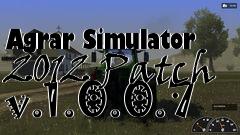 Box art for Agrar Simulator 2012 Patch v.1.0.0.7