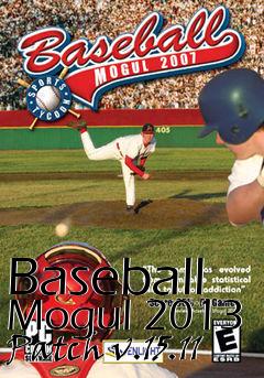 Box art for Baseball Mogul 2013 Patch v.15.11
