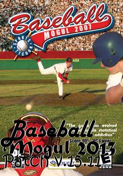 Box art for Baseball Mogul 2013 Patch v.15.11