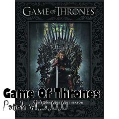 Box art for Game Of Thrones Patch v1.3.0.0