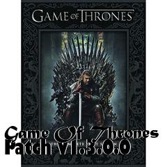 Box art for Game Of Thrones Patch v1.3.0.0