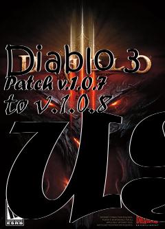 Box art for Diablo 3 Patch v.1.0.7 to v.1.0.8 US