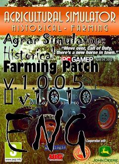 Box art for Agrar Simulator: Historical Farming Patch v.1.0.0.5 � v.1.0.1.0 ENG