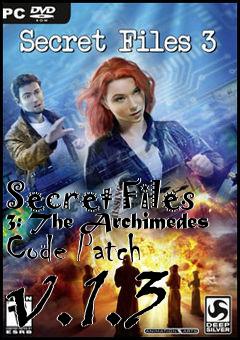 Box art for Secret Files 3: The Archimedes Code Patch v.1.3