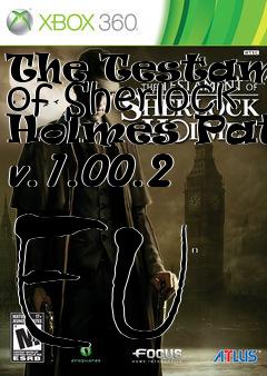 Box art for The Testament of Sherlock Holmes Patch v.1.00.2 EU