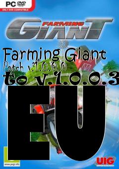 Box art for Farming Giant Patch v.1.0.0.0 to v.1.0.0.3 EU