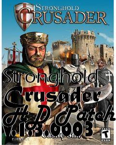 Box art for Stronghold Crusader HD Patch v.1.3.0003