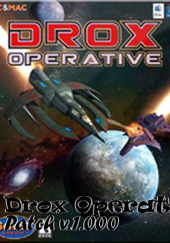 Box art for Drox Operative Patch v.1.000