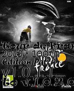 Box art for Tour de France 2013 - 100th Edition Patch v1.0.1.1 to v.1.0.2.0