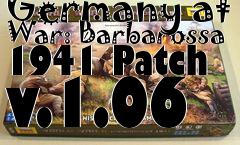 Box art for Germany at War: Barbarossa 1941 Patch v.1.06