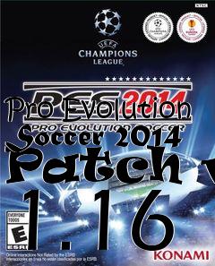Box art for Pro Evolution Soccer 2014 Patch v. 1.16