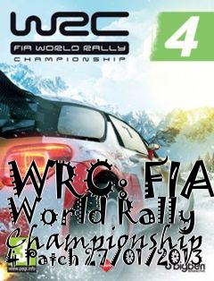 Box art for WRC: FIA World Rally Championship 4 Patch 27/01/2013