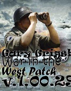 Box art for Gary Grigsbys War in the West Patch v.1.00.29