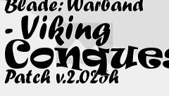 Box art for Mount and Blade: Warband - Viking Conquest Patch v.2.025h