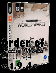 Box art for Order of Battle: World War II Patch v.1.9.4e