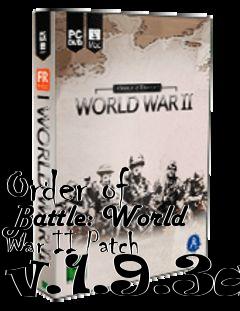 Box art for Order of Battle: World War II Patch v.1.9.3a