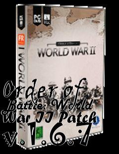 Box art for Order of Battle: World War II Patch v.1.6.7