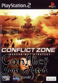 Box art for Conflict Zone Patch v1.5 (German)