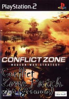 Box art for Conflict Zone Patch v1.5 (German)