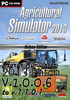 Box art for Agrar Simulator 2013 Patch v.1.0.0.6 to v.1.1.0.1