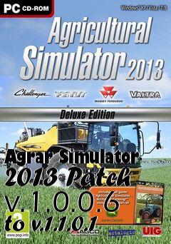 Box art for Agrar Simulator 2013 Patch v.1.0.0.6 to v.1.1.0.1