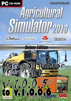 Box art for Agrar Simulator 2013 Patch v.1.0.0.5 to v.1.0.0.6