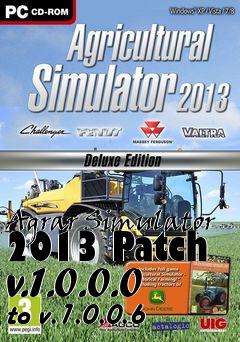 Box art for Agrar Simulator 2013 Patch v.1.0.0.0 to v.1.0.0.6