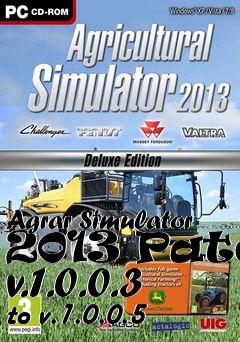 Box art for Agrar Simulator 2013 Patch v.1.0.0.3 to v.1.0.0.5