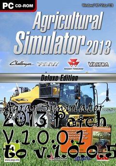 Box art for Agrar Simulator 2013 Patch v.1.0.0.1 to v.1.0.0.5