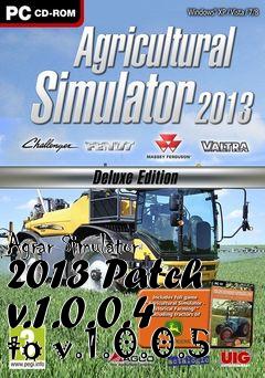 Box art for Agrar Simulator 2013 Patch v.1.0.0.4 to v.1.0.0.5