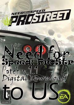 Box art for Need for Speed: ProStreet Patch v.1.1 Digital Download to US