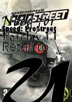 Box art for Need for Speed: ProStreet Patch v.1.1 Retail to US