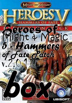Box art for Heroes of Might & Magic 5 - Hammers of Fate Patch v.2.0.1 US box