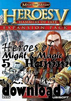 Box art for Heroes of Might & Magic 5 - Hammers of Fate Patch v.2.0.1 US download