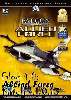 Box art for Falcon 4.0: Allied Force Patch v.1.0.13