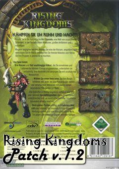 Box art for Rising Kingdoms Patch v.1.2