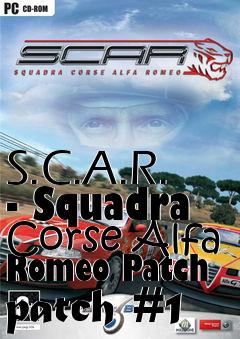 Box art for S.C.A.R. - Squadra Corse Alfa Romeo Patch patch #1
