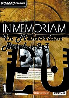 Box art for In Memoriam Patch v.2.3 EU