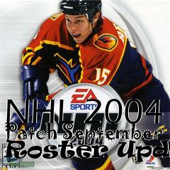 Box art for NHL 2004 Patch September Roster Update