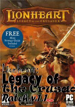 Box art for Lionheart: Legacy of the Crusader Patch v.1.1