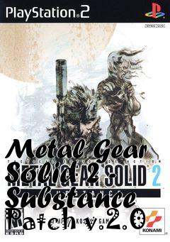 Box art for Metal Gear Solid 2 - Substance Patch v.2.0