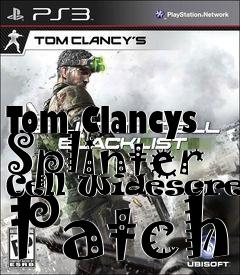 Box art for Tom Clancys Splinter Cell Widescreen Patch