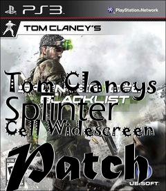 Box art for Tom Clancys Splinter Cell Widescreen Patch