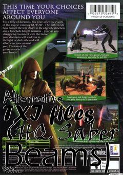 Box art for Alternative TXI files (HQ Saber Beams)