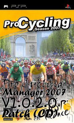 Box art for Pro Cycling Manager 2007 v1.0.2.0 Patch (CD)