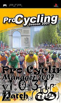 Box art for Pro Cycling Manager 2007 v1.0.3.1 Patch (CD)