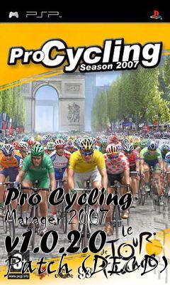 Box art for Pro Cycling Manager 2007 v1.0.2.0 Patch (DECD)