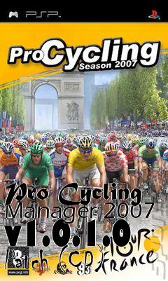 Box art for Pro Cycling Manager 2007 v1.0.1.0 Patch (CD)
