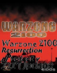 Box art for Warzone 2100 Resurrection Project v 221 Update