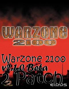 Box art for Warzone 2100 v2.1.0 Beta 2 Patch